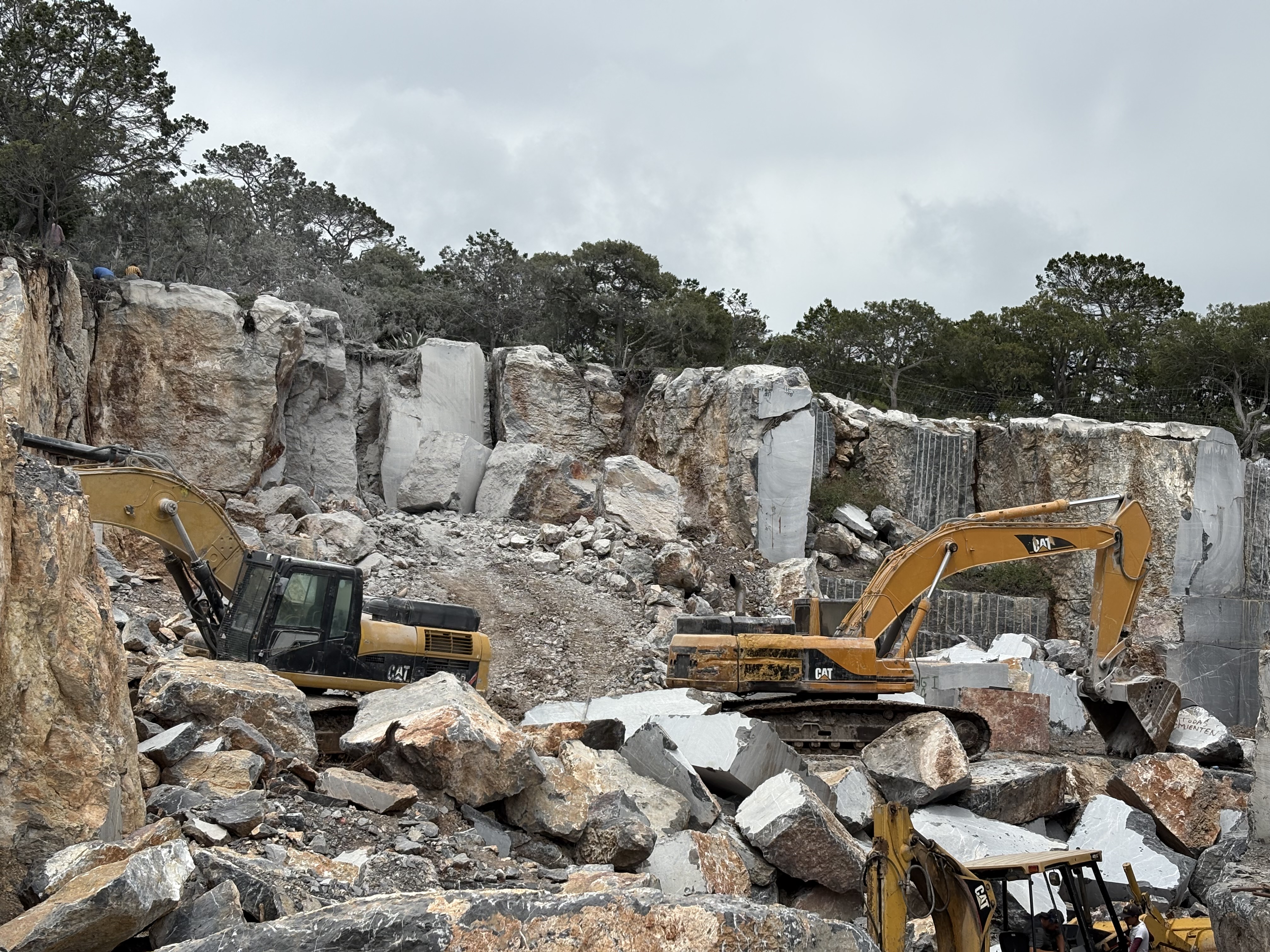 Extracción de granito